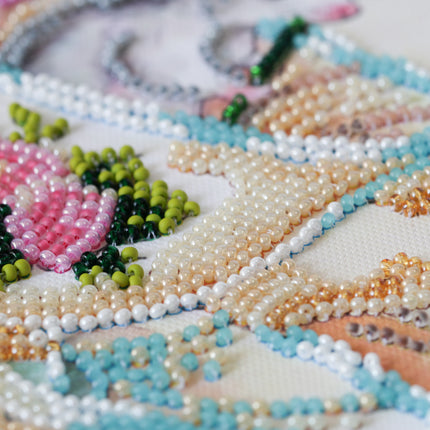 DIY Bead Embroidery Kit " A touch of spring"