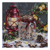 DIY Bead Embroidery Kit "Cookies for Santa"