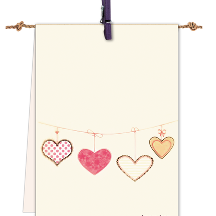 Flags kits with bead embroidery "For you", Pennant-kit Bead Embroidery, Pennant Flag Kit