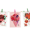 Flags kits with bead embroidery "For you", Pennant-kit Bead Embroidery, Pennant Flag Kit