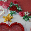 Flags kits with bead embroidery "Garland", Pennant-kit Bead Embroidery, Pennant Flag Kit