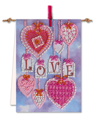 Flags kits with bead embroidery 
