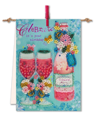 Flags kits with bead embroidery 