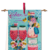 Flags kits with bead embroidery "Lover's shot", Pennant-kit Bead Embroidery, Pennant Flag Kit