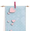 Flags kits with bead embroidery "Lover's shot", Pennant-kit Bead Embroidery, Pennant Flag Kit