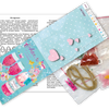 Flags kits with bead embroidery "Lover's shot", Pennant-kit Bead Embroidery, Pennant Flag Kit