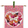 Flags kits with bead embroidery "A song of love", Pennant-kit Bead Embroidery, Pennant Flag Kit