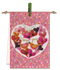 Flags kits with bead embroidery "A song of love", Pennant-kit Bead Embroidery, Pennant Flag Kit