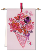 Flags kits with bead embroidery 