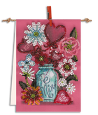 Flags kits with bead embroidery 