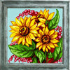 DIY Cross Stitch Kit "Sunflower Bouquet" with Printed Tapestry Canvas