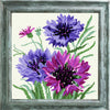 DIY Cross Stitch Kit "Cornflowers" with Printed Tapestry Canvas