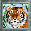 DIY Cross Stitch Kit "Tiger" with Printed Tapestry Canvas