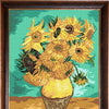 DIY Cross Stitch Kit "13 Sunflowers, V. van Gogh" with Printed Tapestry Canvas, 15.7"x19.7" / 40х50 cm