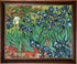 DIY Cross Stitch Kit "Irises, V. van Gogh" with Printed Tapestry Canvas, 15.7"x19.7" / 40х50 cm