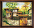 DIY Cross Stitch Kit "Farmstead" with Printed Tapestry Canvas, 15.7"x19.7" / 40х50 cm