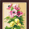 DIY Cross Stitch Kit "Lemon branch" with Printed Tapestry Canvas
