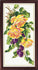 DIY Cross Stitch Kit "Roses and plums" with Printed Tapestry Canvas