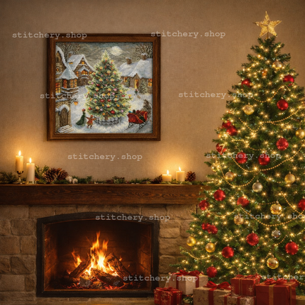 DIY Counted Cross Stitch Kit "Chrіstmas tree of wishes"