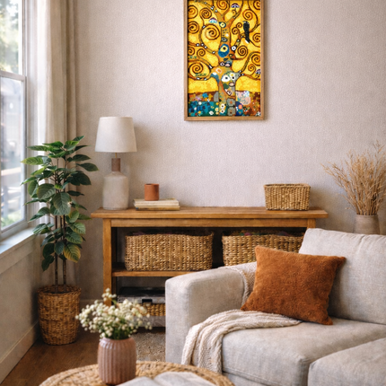 DIY Printed Tapestry Kit ““The Tree of Life”, by Gustav Klimt” Needlepoint Kit