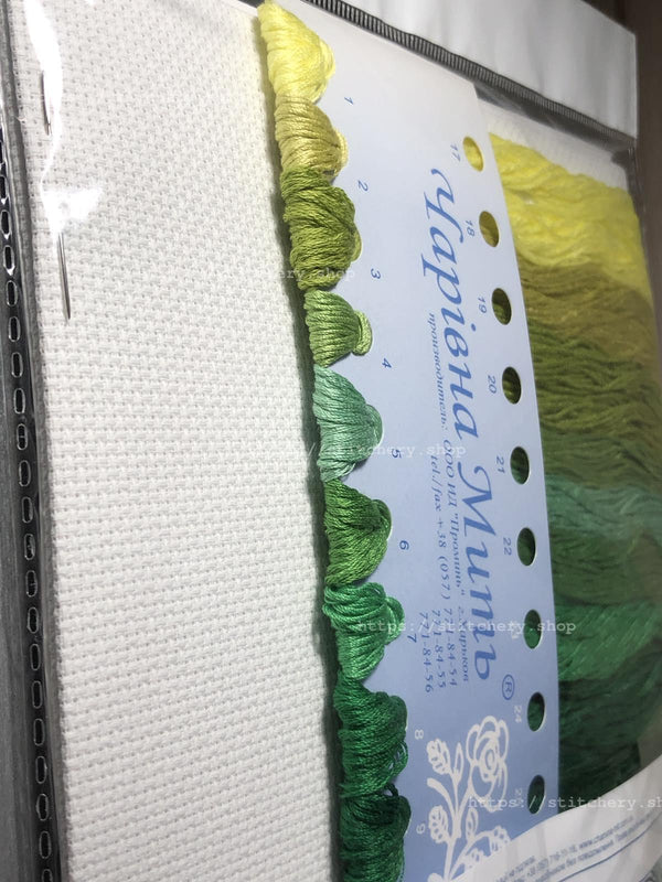 DIY Counted Cross Stitch Pillow Kit 