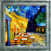 DIY Cross Stitch Kit "Cafe Terrace at Night, V. van Gogh" with Printed Tapestry Canvas