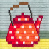 DIY Long Stitch Kit "Teapot"