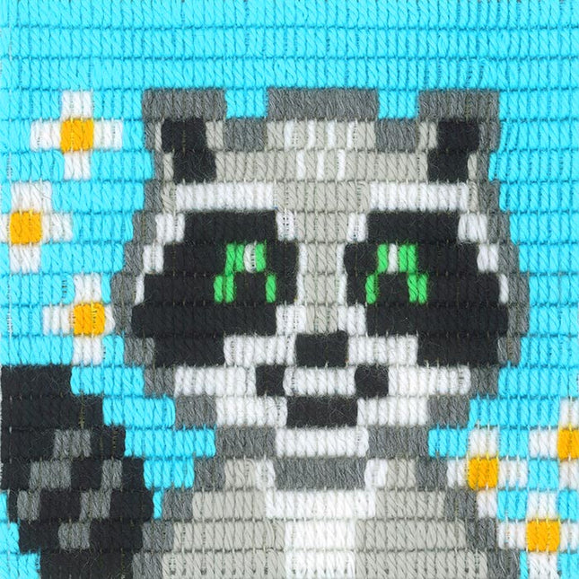 DIY Long Stitch Kit "Racoon"