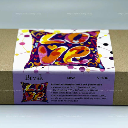 Needlepoint Pillow Kit "Love"