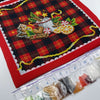 DIY Bead embroidery cushion cover kit "Christmas mood"