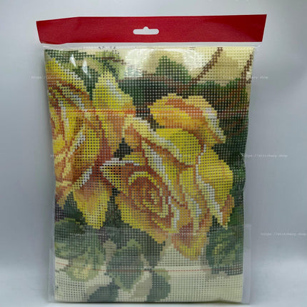 DIY Needlepoint Kit "Roses and Plums" 15.0"x30.3"