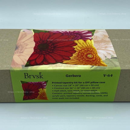 Needlepoint Pillow Kit "Gerbera"