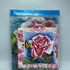 Cross Stitch Pillow Kit "Pink Rose"