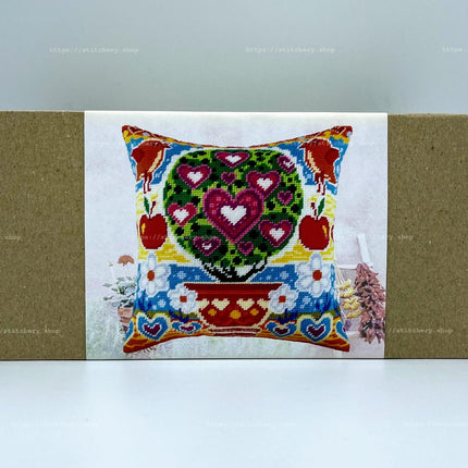 Needlepoint Pillow Kit "Tree of Love"