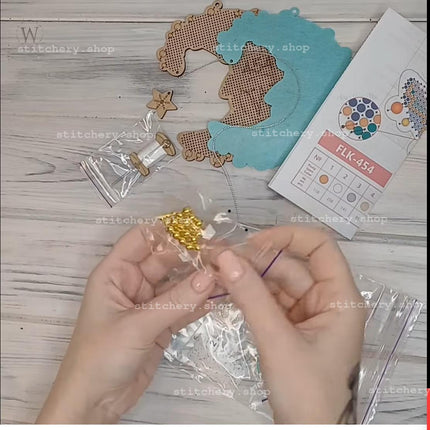 DIY Christmas tree toy kit "Magic moon"