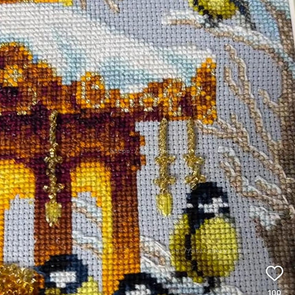 DIY Counted Cross Stitch Kit "Bread Crumbs of Heaven"