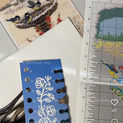 DIY Counted Cross Stitch Kit "Grain of Hope"