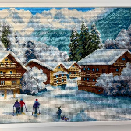 DIY Counted Cross Stitch Kit "Holidays in the Alps"