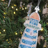 DIY Cross stitch kit "Christmas tree toy - Coastal Lighthouse"
