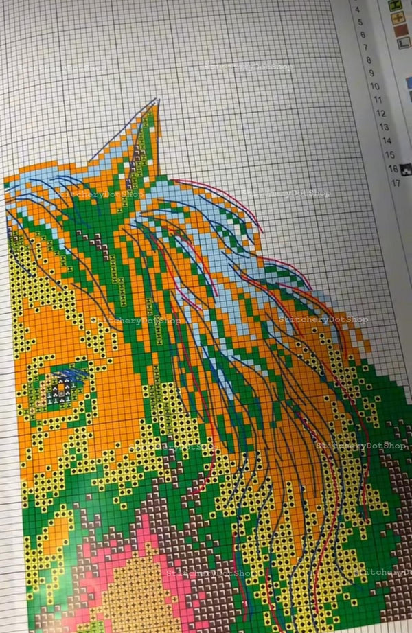 DIY Counted Cross Stitch Kit 