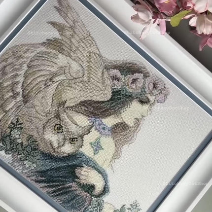 DIY Counted Cross Stitch Kit "Forest Guest"