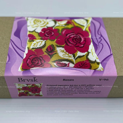 Needlepoint Pillow Kit "Roses"