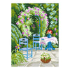 DIY Needlepoint Kit "In the garden" 10.6"x14.2"