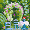 DIY Needlepoint Kit "In the garden" 10.6"x14.2"