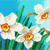 DIY Needlepoint Kit "Daffodils" 10.6"x14.2"