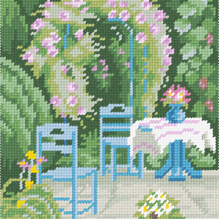 DIY Needlepoint Kit "In the garden" 10.6"x14.2"