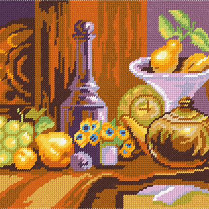 DIY Needlepoint Kit "Ancient still life" 14.2"x18.5"