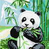DIY Needlepoint Kit "Panda" 14.2"x18.5"