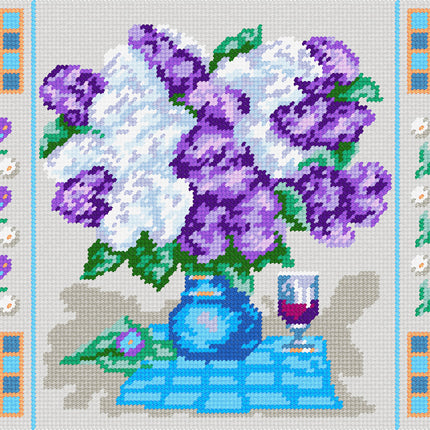DIY Needlepoint Kit "Lilac" 14.2"x18.5"
