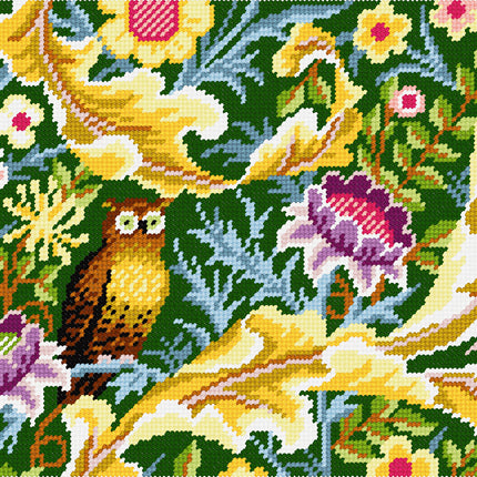 DIY Needlepoint Kit "Owl, J. H. Dearle"